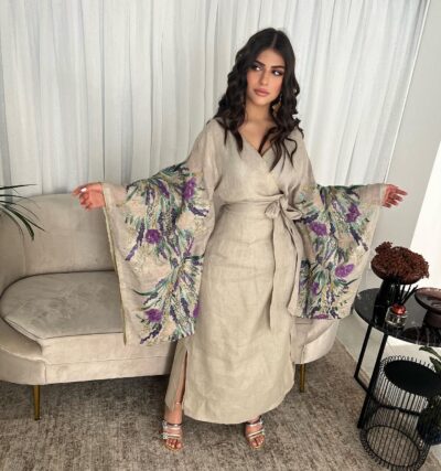 Purple kimono