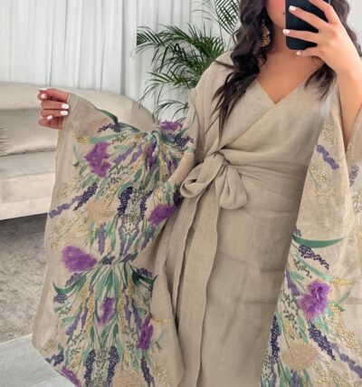 Purple kimono