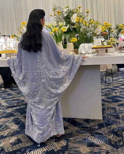 Abaya shak purple